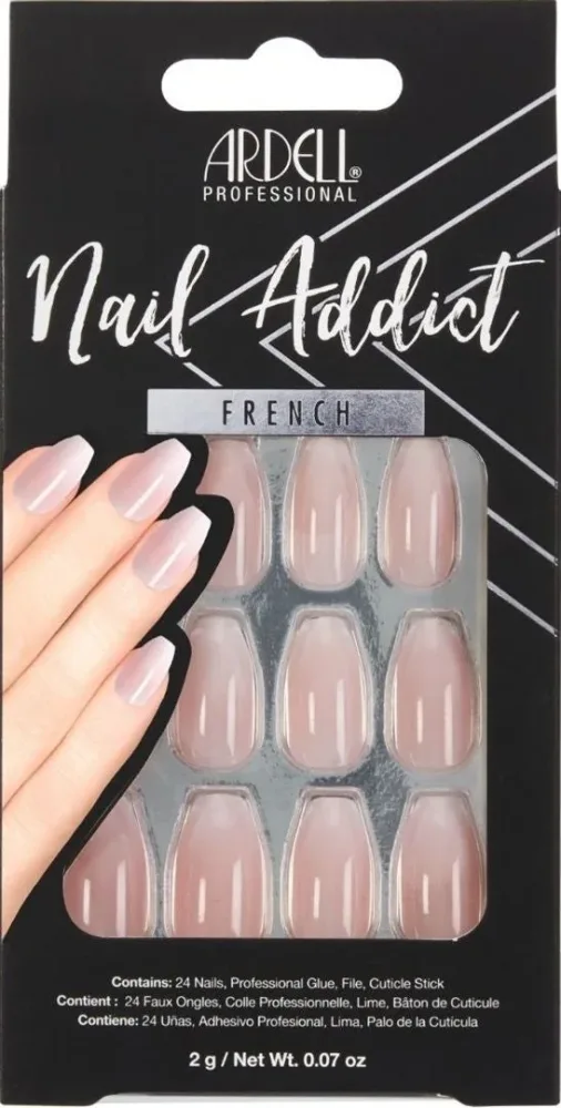 Ardell - Nail Addict French Fade, Künstliche Fingernägel, 24 Stk