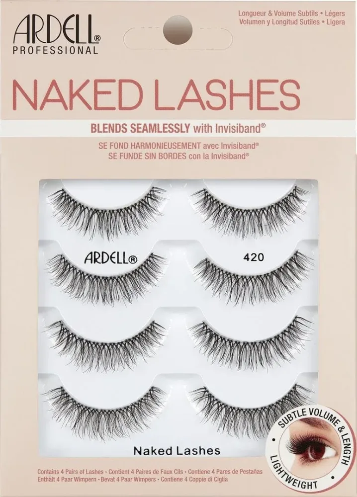 Ardell - Naked Lashes 420 Multipack, Set, Black