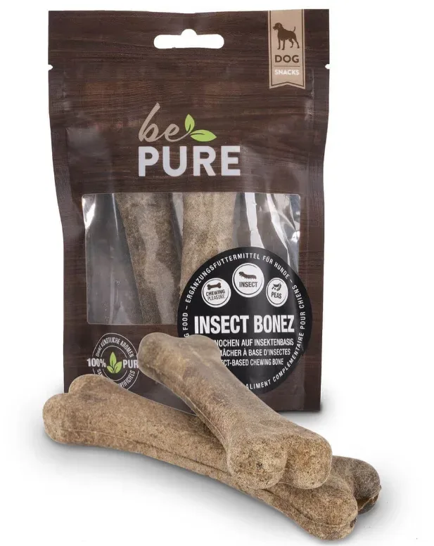 bePure Insect Bonez für Hunde (128g)