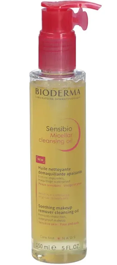 BIODERMA - Sensibio Huile Micellaire - Make-up-Entferner, feuchtigkeitsspendend, 150  ml
