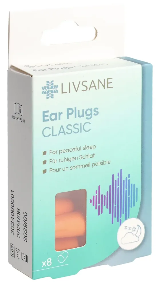 Livsane Ohrstöpsel CLASSIC (8 Stk)