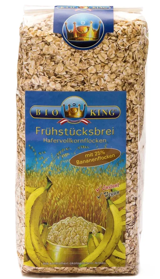 BioKing Porridge mit Bananenflocken (500g)