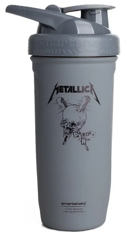 Smartshake Reforce Stainless Steel, Rock Band Collection 900ml, Metallica Damage Inc. (1 Stk)