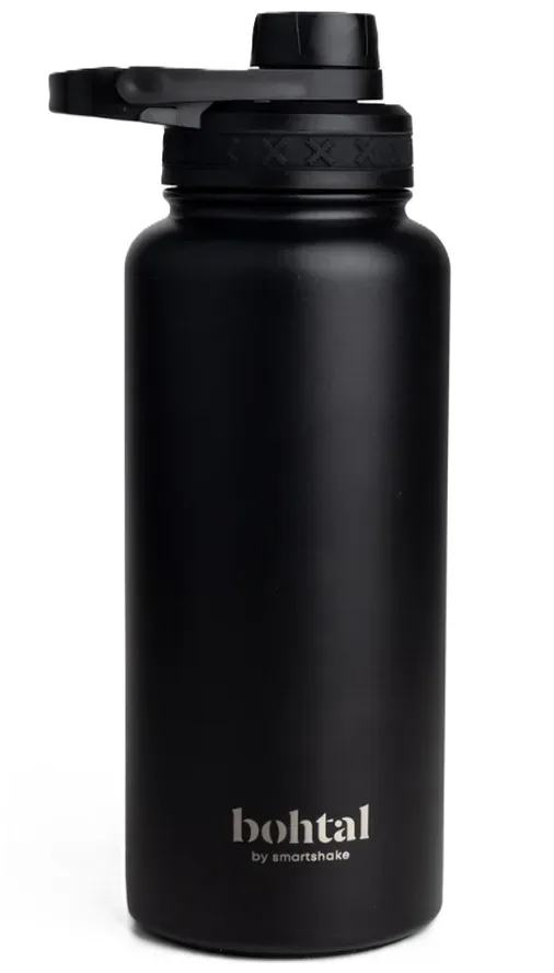 Smartshake Bohtal Insulated Sports Bottle, 960ml, Black (1 Stk)