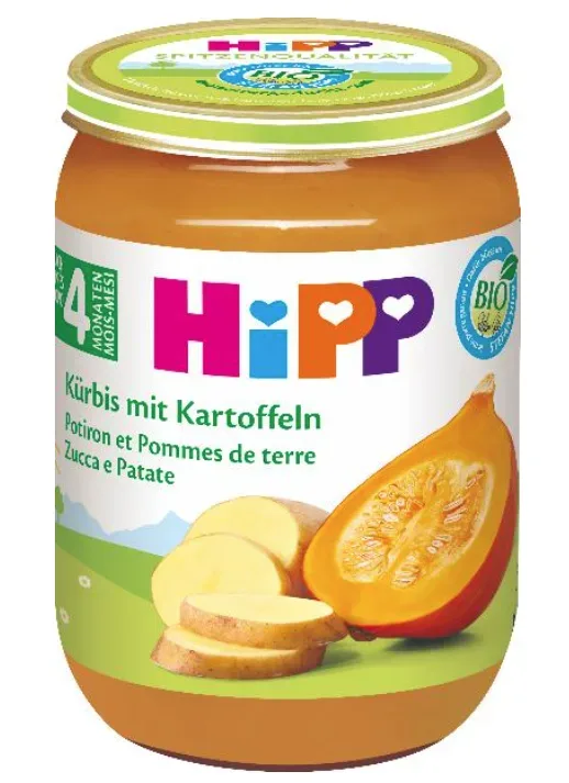 Hipp Bio Kürbis mit Kartoffeln (190g)