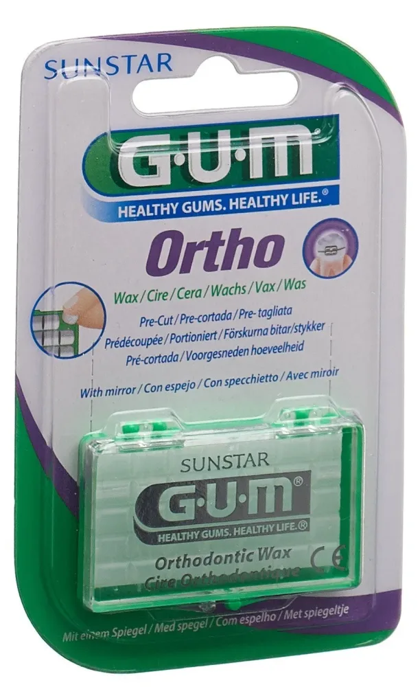 Sunstar GUM Ortho Wachs (1 Stk)
