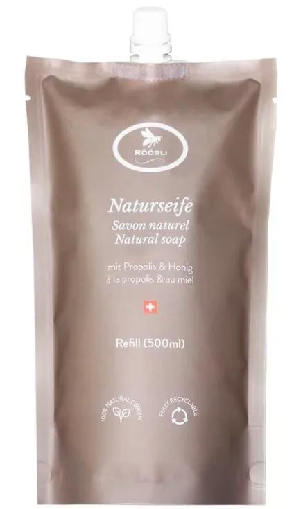 RÖÖSLI Naturseife Nachfüllbeutel (500ml)