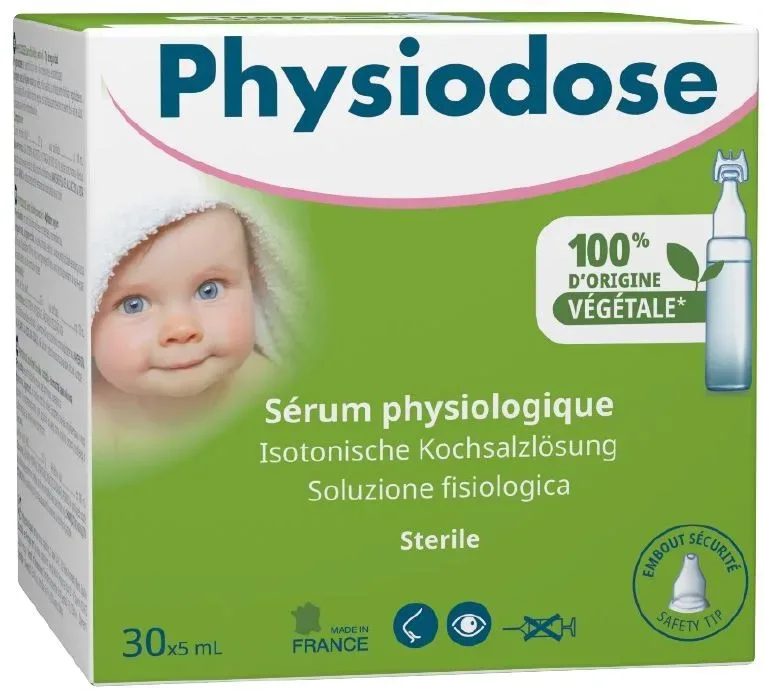 Physiodose physiologische Kochsalzlösung Green steril, (30x5ml)