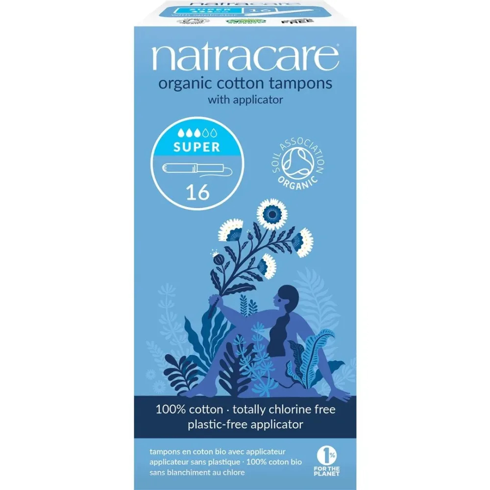Natracare Bio-Tampons super mit Applikator (16 Stk)