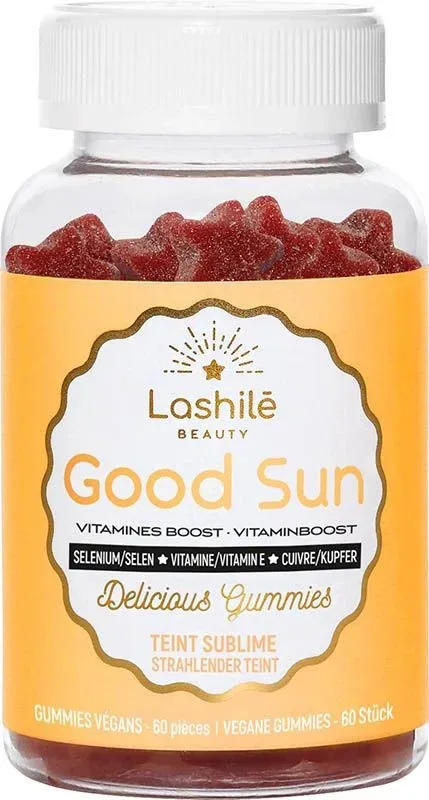 Lashilé Beauty - Good Sun - Vitamine Selbstbräuner (gummies), 60 Stück
