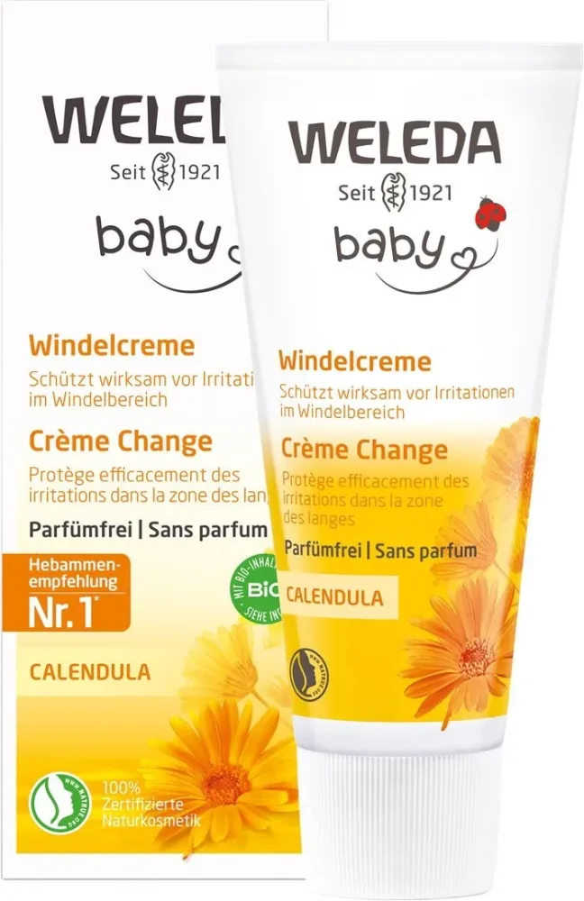 Weleda - Calendula Windelcreme parfümfrei, Calendula Baby Windelcreme np, 75 ml