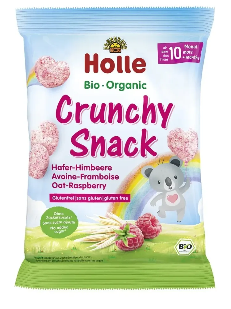HOLLE Bio Crunchy Snack Hafer-Himbeere (30g)