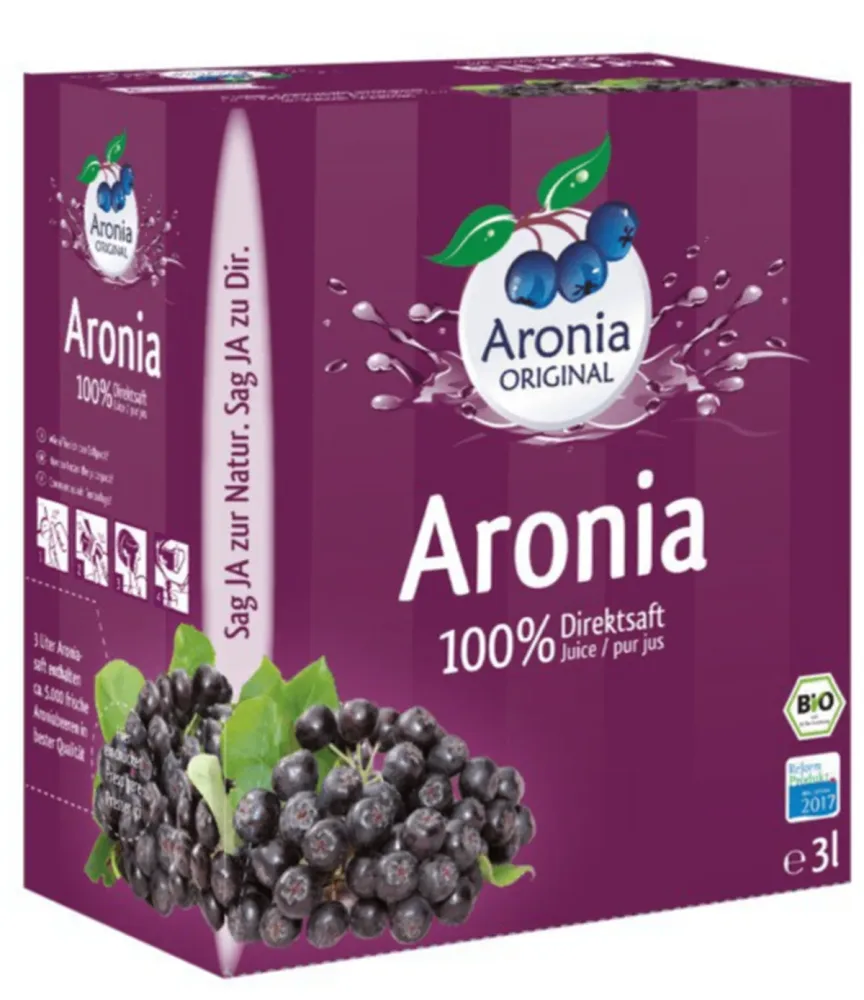 Aronia ORIGINAL Bio Aroniasaft (3 Liter)