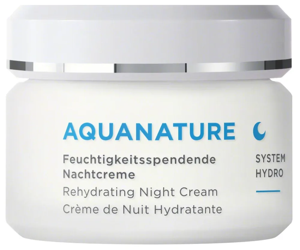 Annemarie Börlind - Feuchtigkeitsspendende Nachtcreme, Aquanature, 50 ml