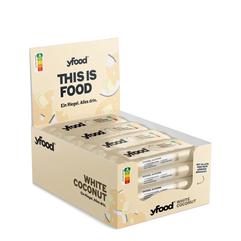 YFood Classic Riegel Coconut & White Chocolate (12x60g)