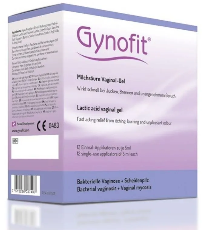 GYNOFIT Milchs&auml;ure-Gel Vaginalgel 12 x 5 ml