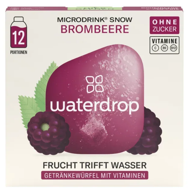 waterdrop Microdrink Brombeere Snow (12 Stk)