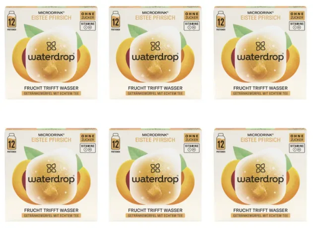 waterdrop Microdrink Eistee Pfirsich (6x12 Stk)