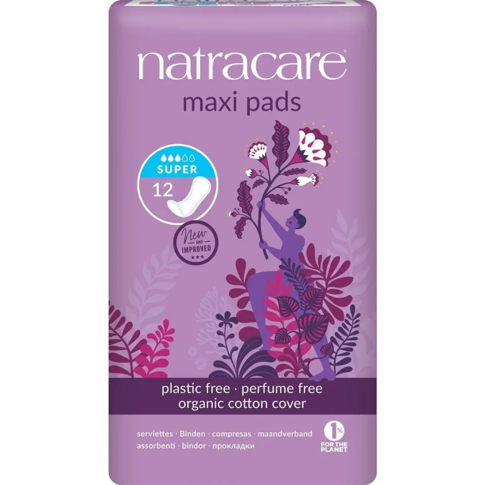 Natracare Damenbinden Super (12 Stk)