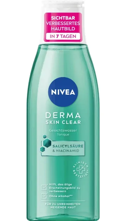 Nivea - Derma Skin Clear Gesichtswasser, 200 ml