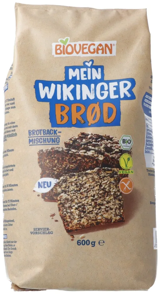 BIOVEGAN Mein Wiking Brød Backmischung (600g)
