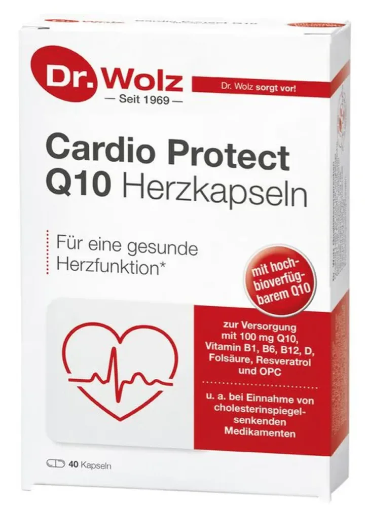 Dr. Wolz Cardio Protect Q10 Herzkapseln (40 Stk)