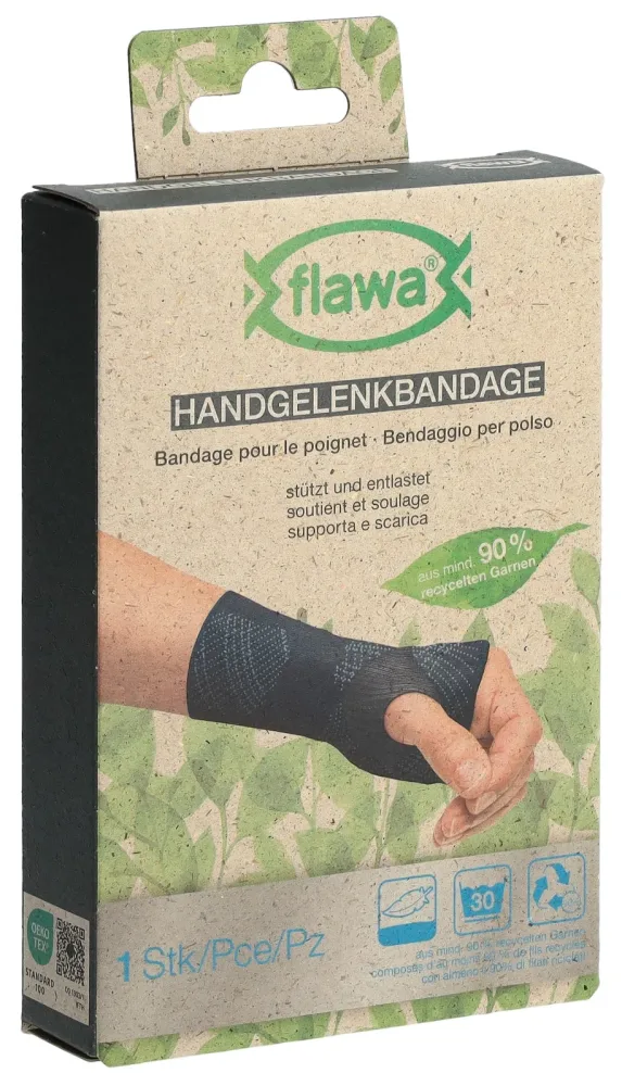 FLAWA Handgelenkbandage, Grösse S, Handgelenkumfang 14-16cm (1 Stk)