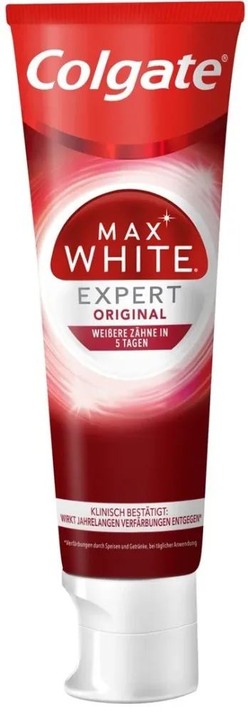 Colgate Max White Expert Original Zahnpasta gegen Langzeitverfärbungen