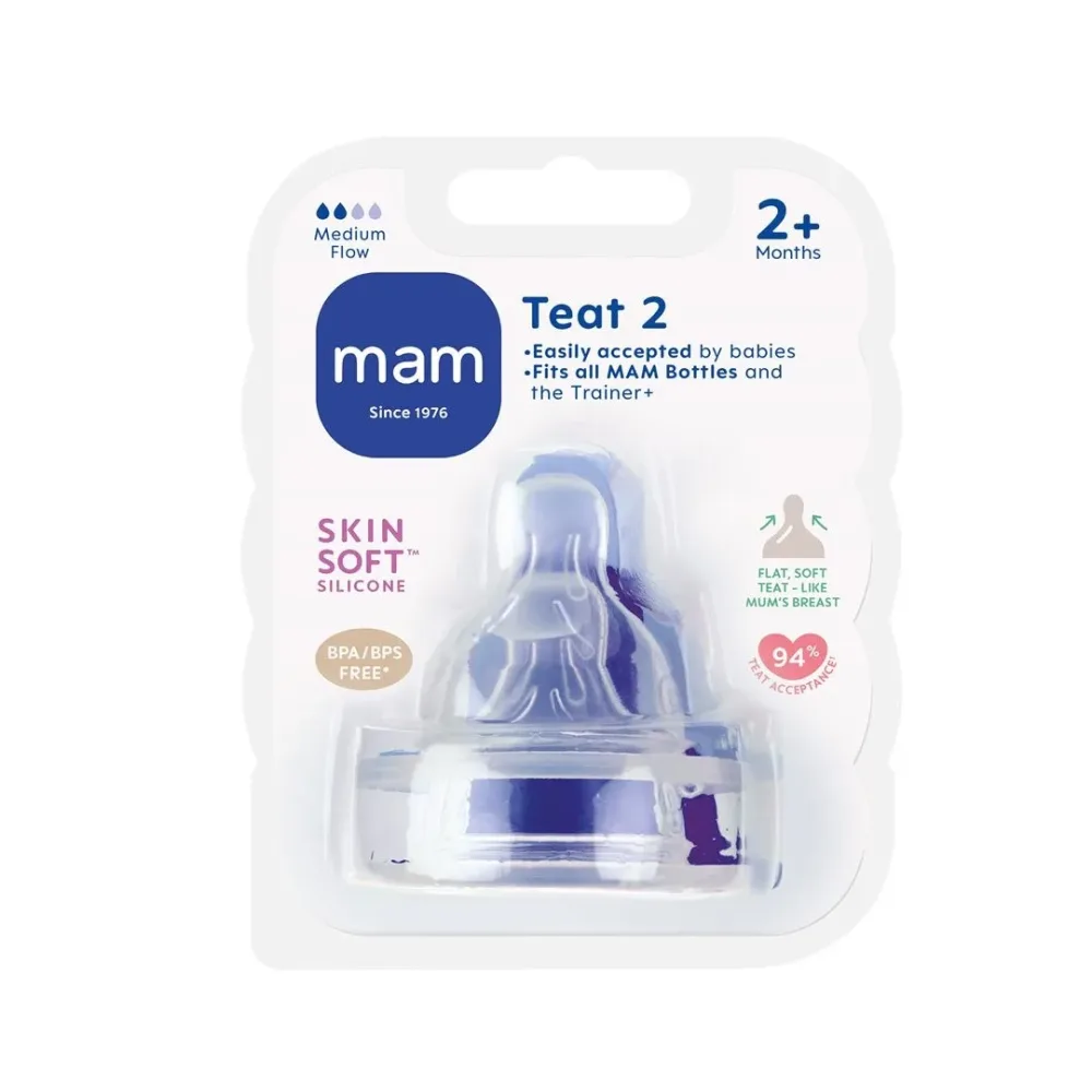 Mam Sauger 2 Silikon ab 2+ monate 2 Stück