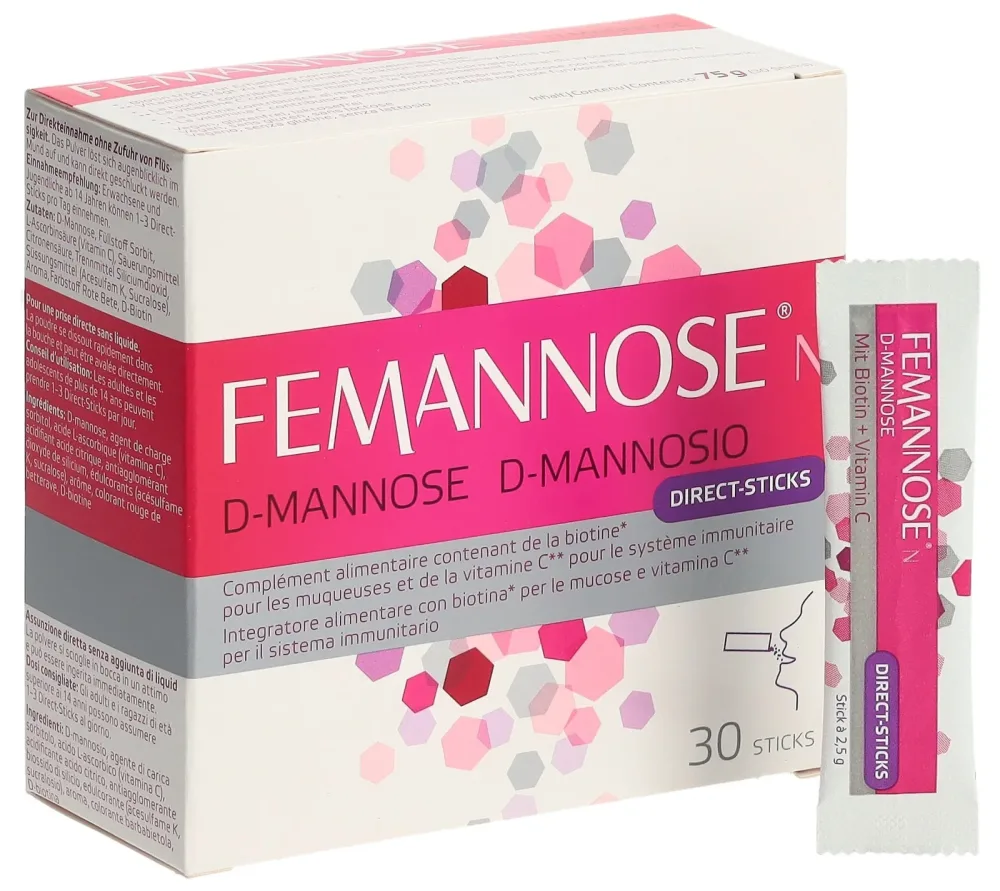 Femannose N D-Mannose Direct Sticks (30x2.5g)