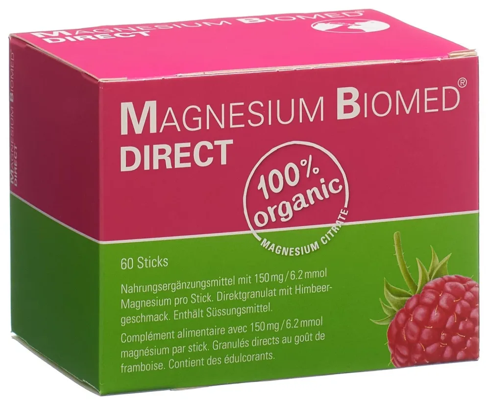 Magnesium Biomed Direct Sticks (60 Stk)