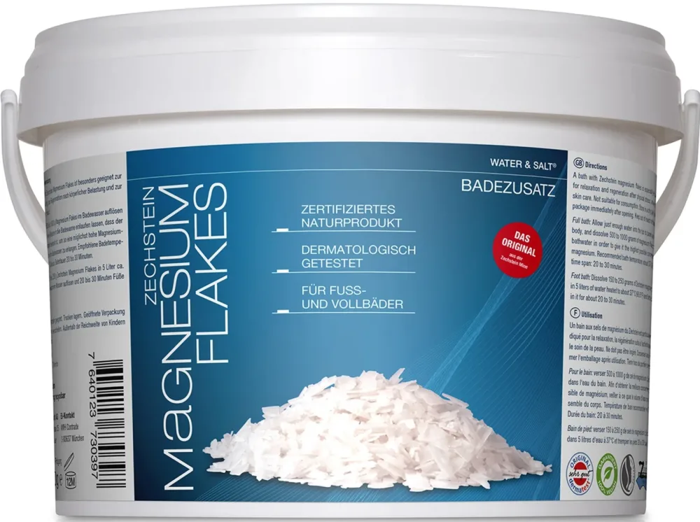 ZECHSTEIN Magnesium Flakes Badzusatz im Kessel (2kg)