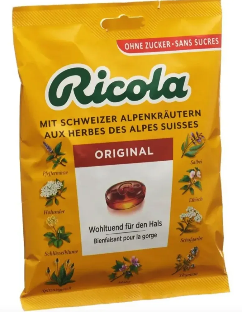 Ricola Kräuterbonbons, ohne Zucker (125g)