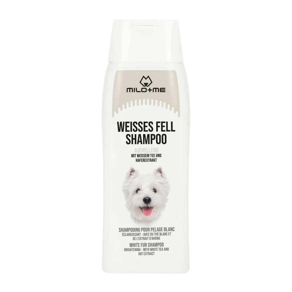 Milo+Me Weisses Fell Shampoo für Hunde (300ml)