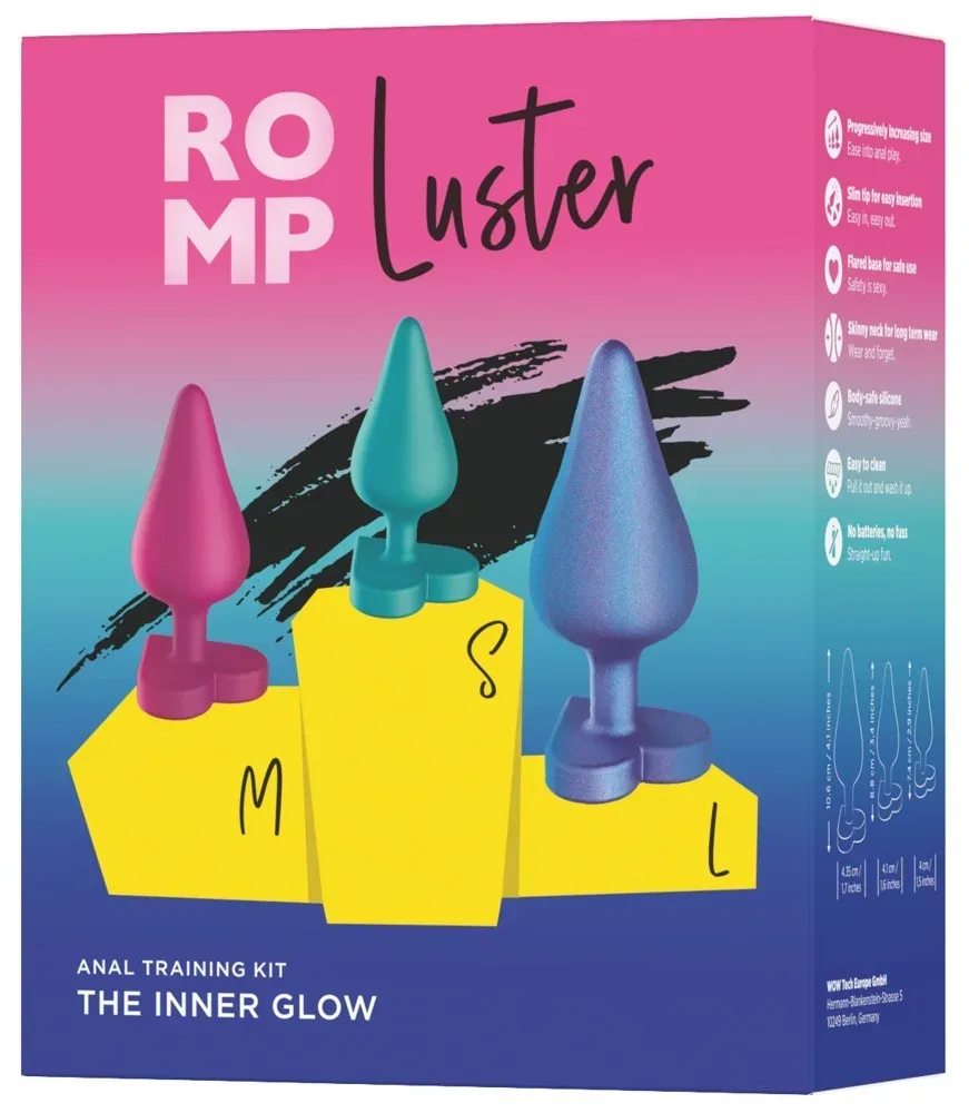 Romp Luster Silikon Butt Plug Set