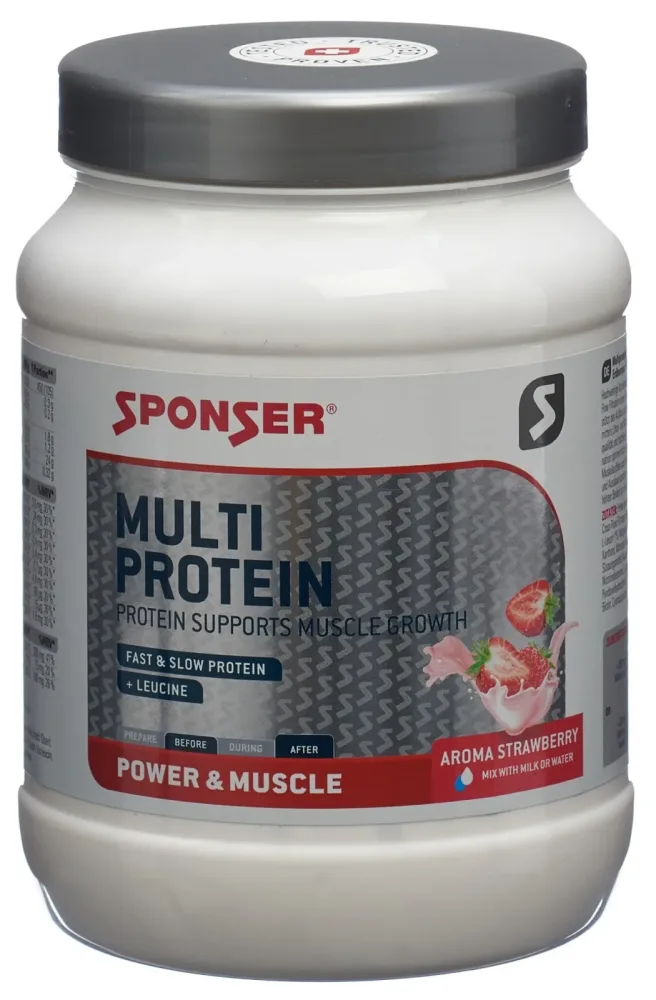 Sponser Multi Protein Erdbeere (425g)