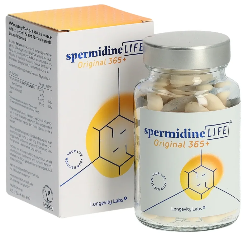Spermidinelife Original 365+ Kapseln (60 Stk)
