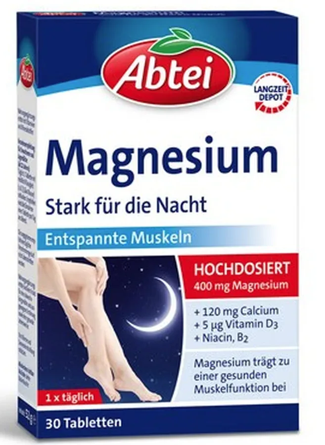 Abtei Magnesium Stark für die Nacht 30 Tabletten