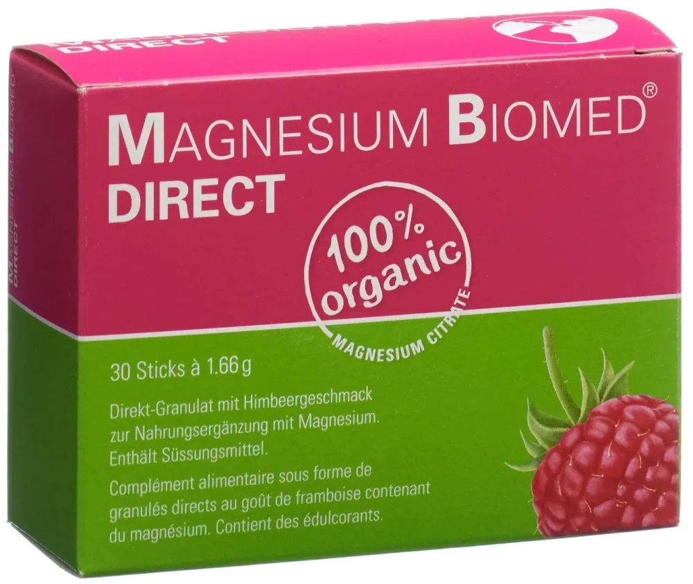 Magnesium Biomed Direct Sticks (30 Stk)