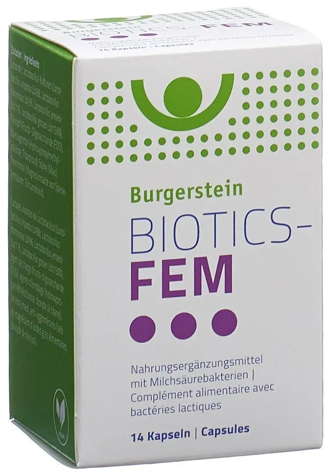 BURGERSTEIN BIOTICS-FEM Kaps 14 Stk