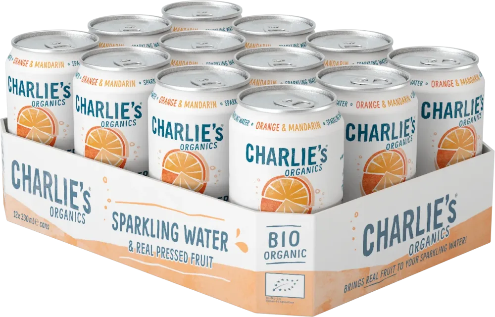 Charlie's Organics Orange-Mandarin Soda (12x330ml)