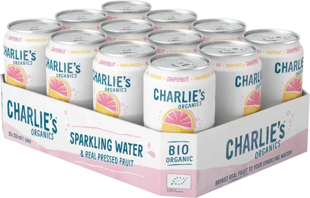 Charlie's Organics Grapefruit Soda (12x330ml)