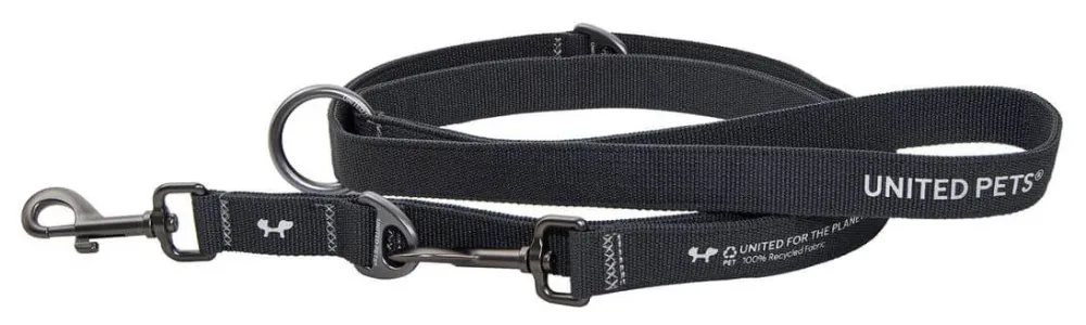 United Pets Citylife Hundeleine dark grey, 2x200cm (1 Stk)