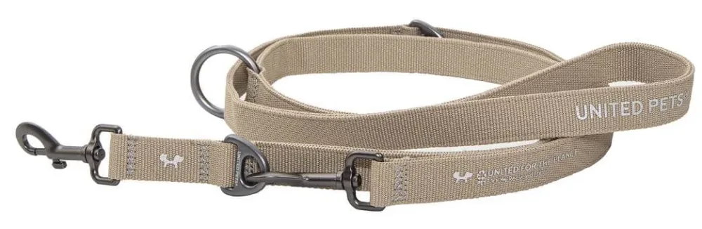 United Pets Citylife Hundeleine dove grey, 2x200cm (1 Stk)