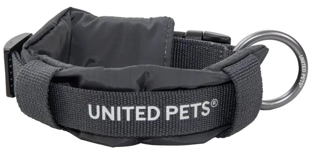 United Pets Citylife Hundehalsband dark grey, Halsumfang 40-60cm (1 Stk)