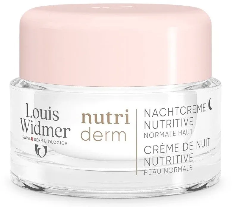 Louis Widmer nutriderm Nachtcreme Nutritive, parfümiert (50ml)