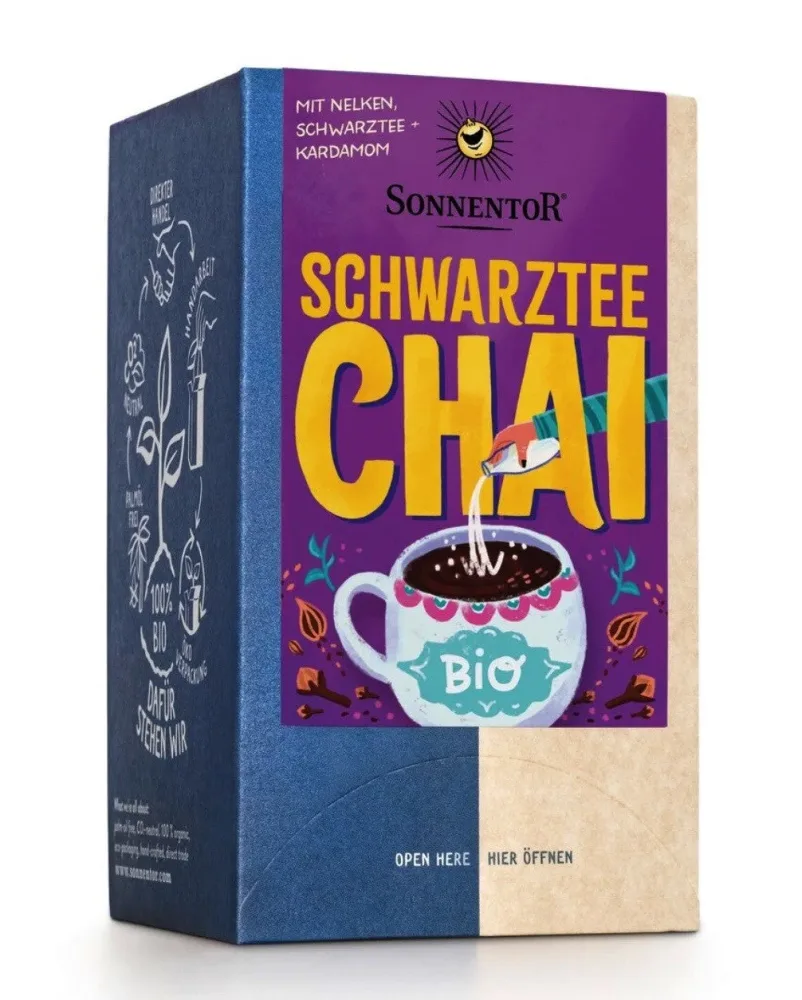 Sonnentor Schwarztee Chai BIO (18 Stk)