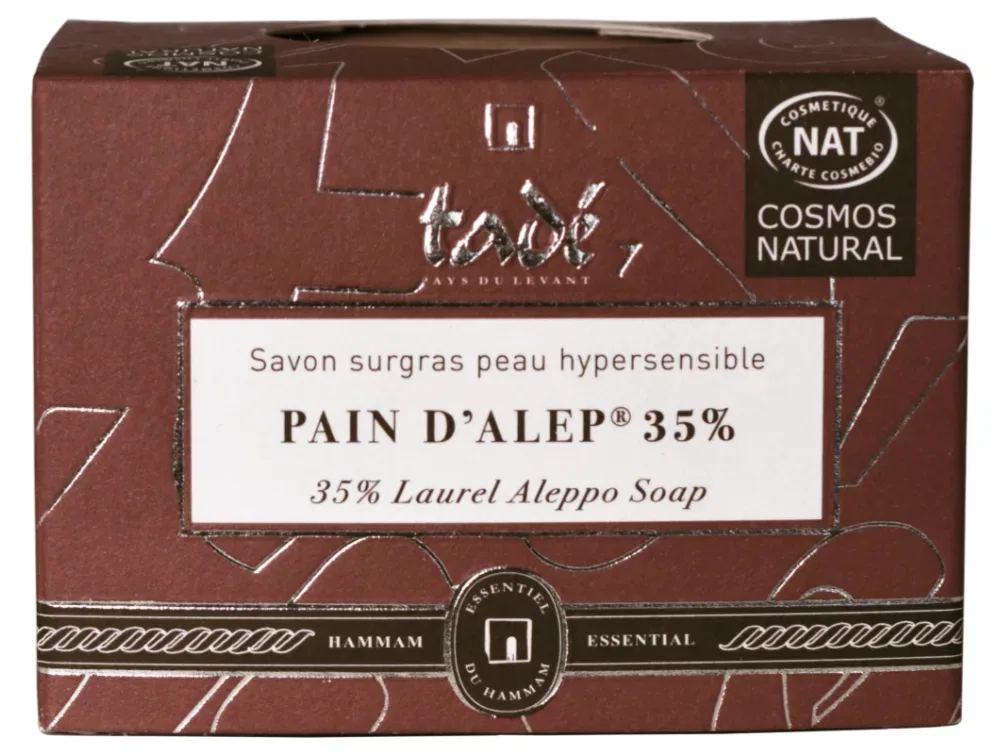 tadé Aleppo-Seife Olive & 35% Lorbeer (190g)