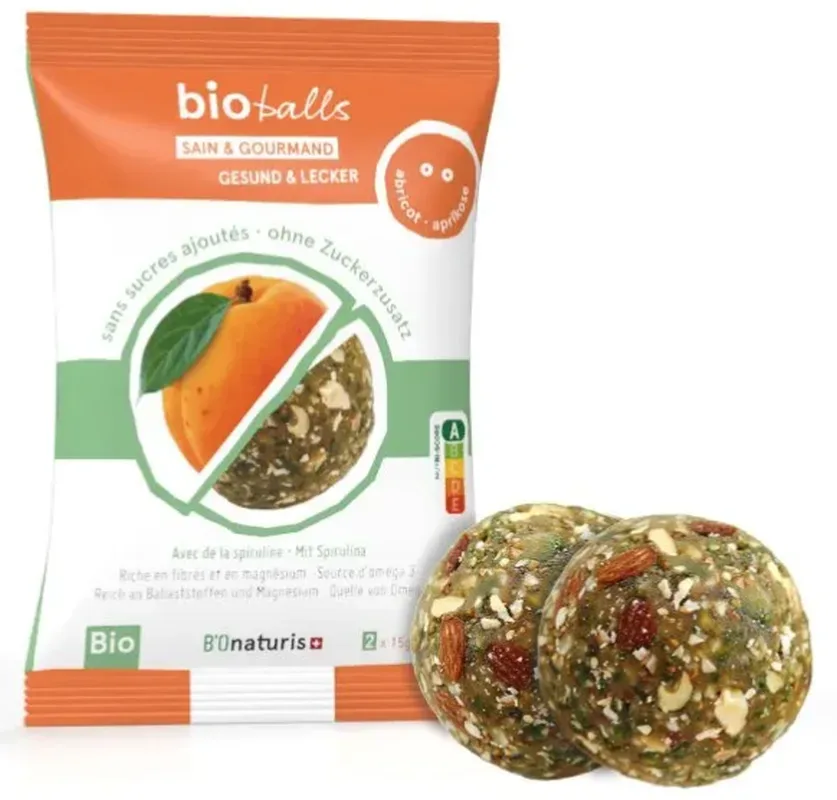 BIOnaturis BioBalls Spirulina-Aprikose (30x15g)