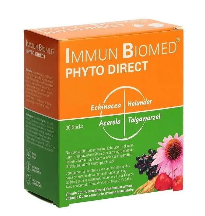 IMMUN BIOMED Phyto Direct Granulat Sticks Display (8x30 Stk)